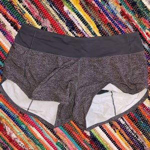 Grey Lululemon shorts